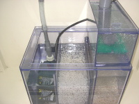 濾過槽　固定床&流動床併用濾過槽　W400XD300XH300　型式SR4-3030